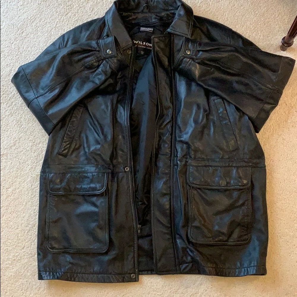Wilson’s Thinsulate Leather Jacket Lined XL